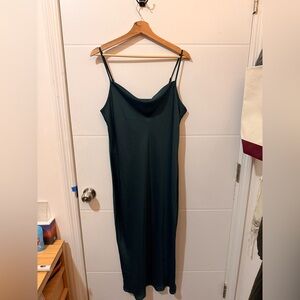 Banana Republic Dark Teal Midi Dress